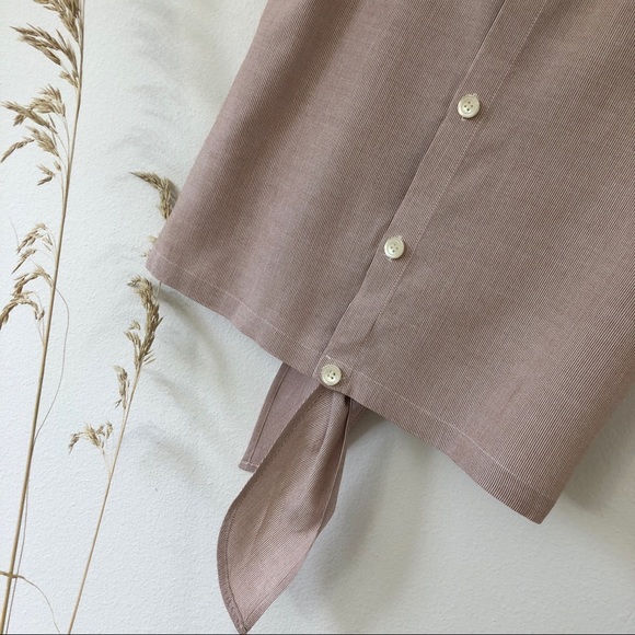 Madewell Button-Back Tie Tee in Stripe - Picture 11 of 13